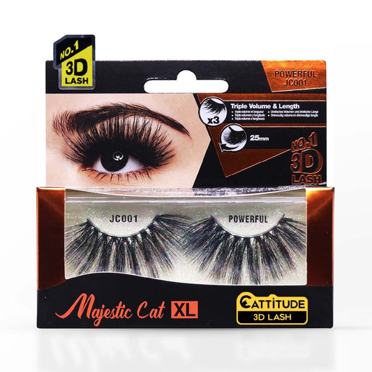 EBIN NEW YORK POWERFUL MAJESTIC CATXL CATTITUDE 3DLASH JC001