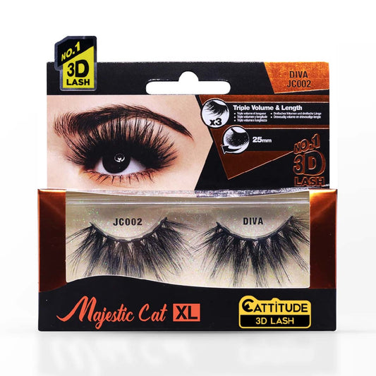 EBIN NEW YORK DIVA MAJESTIC CATXL CATTITUDE 3DLASH JC002