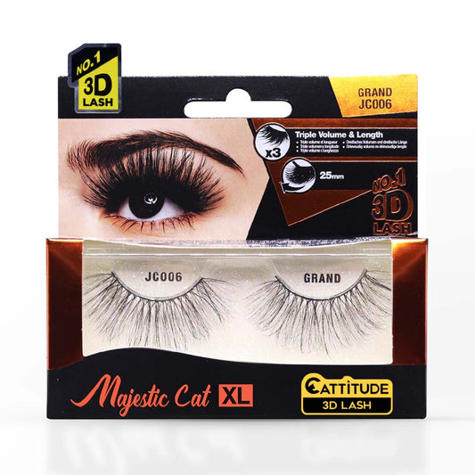 EBIN NEW YORK GRAND MAJESTIC CAT XL CATTITUDE 3D LASH JC006