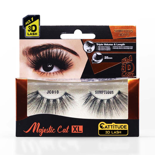 EBIN NEW YORK SUMPTUOUS MAJEST CATXL CATTITUDE 3DLASH JC010