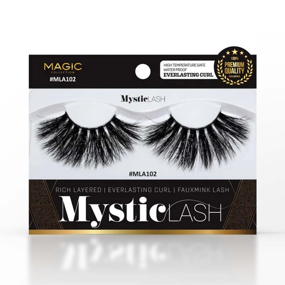 MAGIC COLLECTION RICH LAYERED EVERLASTING CURL FAUXMINK MYSTIC LASH (102)