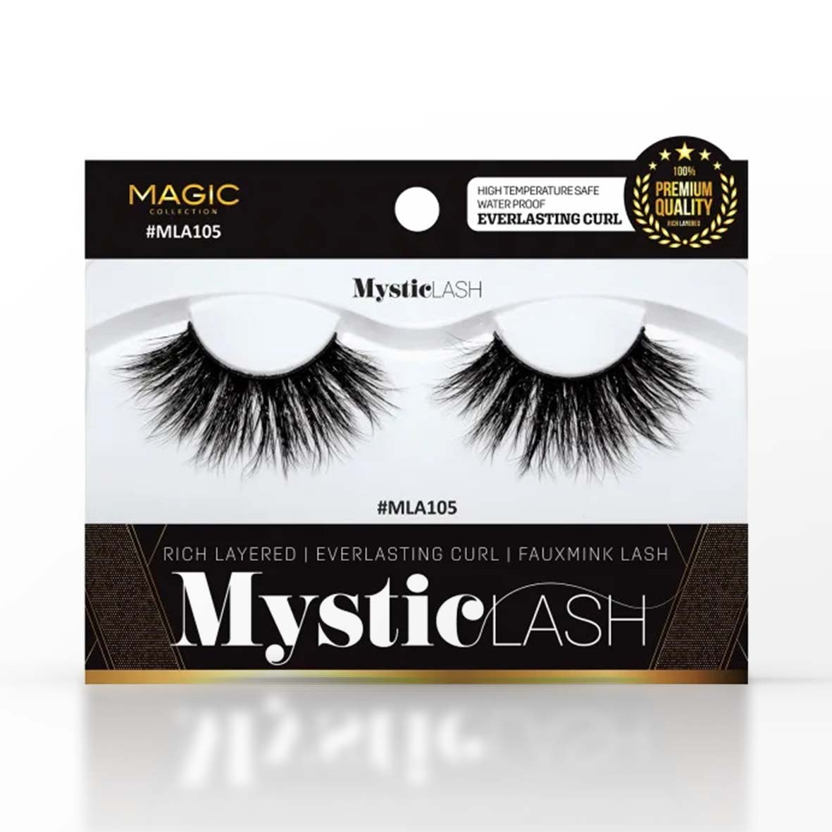 MAGIC COLLECTION RICH LAYERED EVERLASTING CURL FAUXMINK MYSTIC LASH (105)
