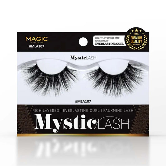 MAGIC COLLECTION RICH LAYERED EVERLASTING CURL FAUXMINK MYSTIC LASH (107)