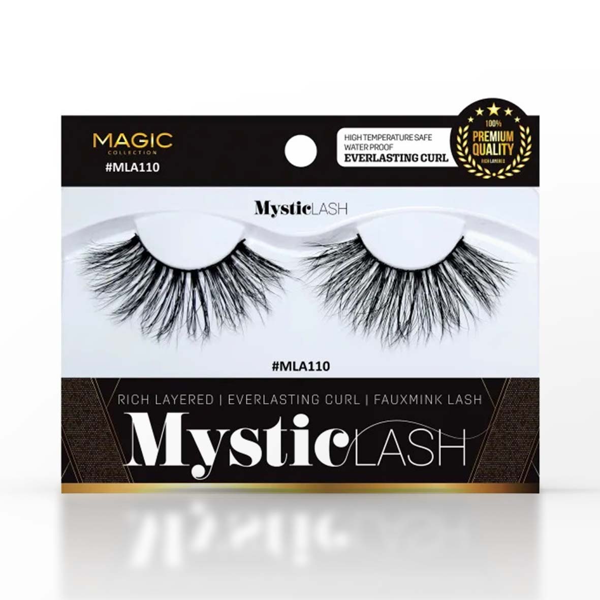 MAGIC COLLECTION RICH LAYERED EVERLASTING CURL FAUXMINK MYSTIC LASH (110)