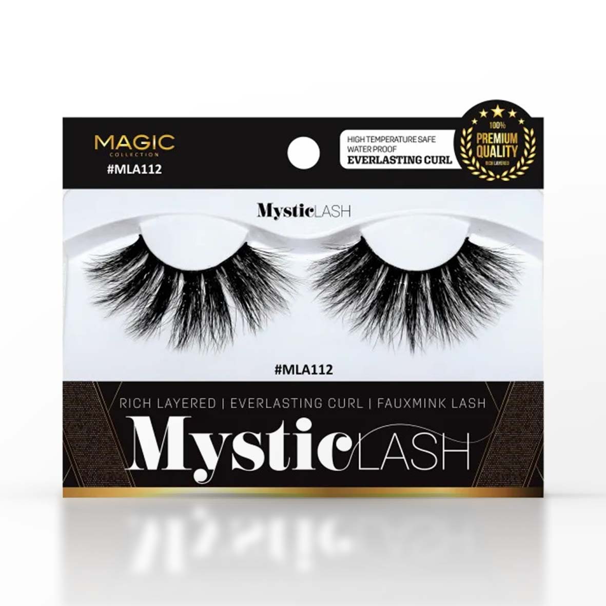 MAGIC COLLECTION RICH LAYERED EVERLASTING CURL FAUXMINK MYSTIC LASH (112)