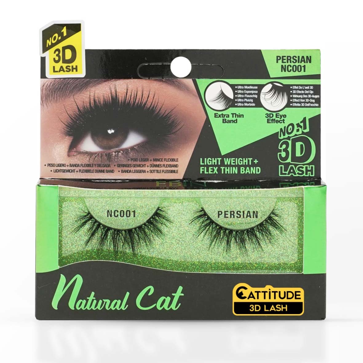 EBIN NEW YORK PERSIAN NATURAL CAT CATTITUDE 3D LASH NC001