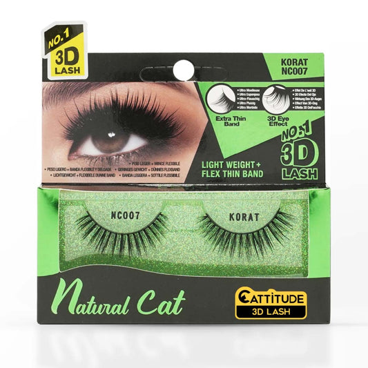 EBIN NEW YORK KORAT NATURAL CAT CATTITUDE 3D LASH NC007