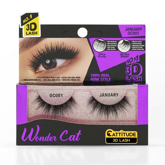 EBIN NEW YORK JANUARY WONDER CAT CATTITUDE 3D LASH OC001