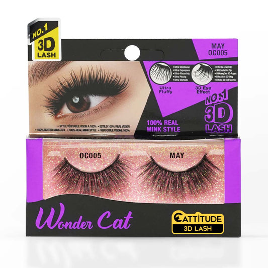 EBIN NEW YORK MAY WONDER CAT CATTITUDE 3D LASH OC005