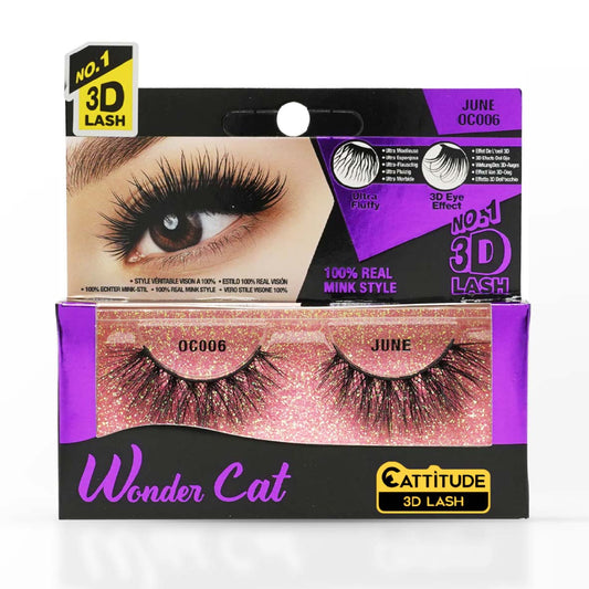 EBIN NEW YORK JUNE WONDER CAT CATTITUDE 3D LASH OC006