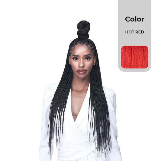 BOBBI BOSS 3X KNOTLESS PRE-STRETCHED BRAID COLOR HOT RED