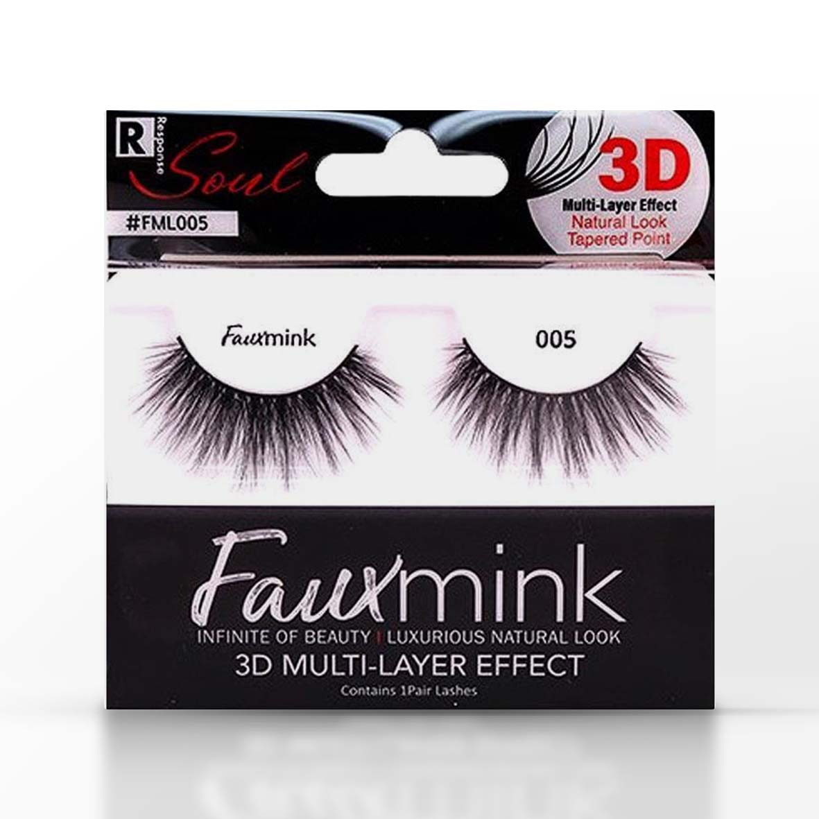 RESPONSE SOUL 3D MULTI-LAYER EFFECT FAUXMINK LASH (005)