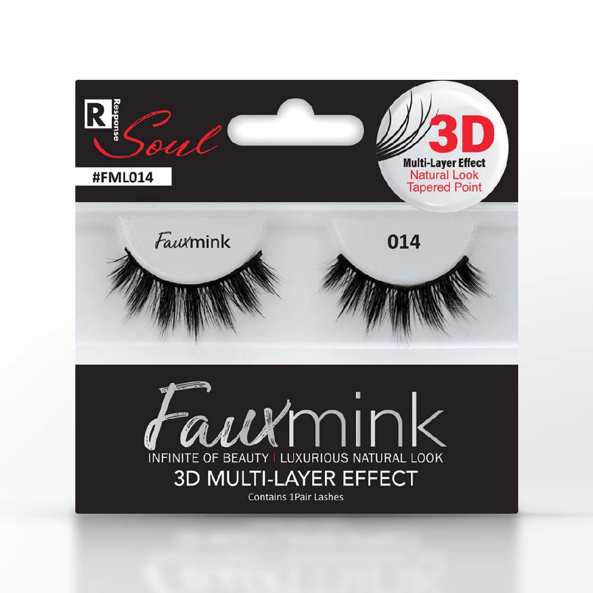 RESPONSE SOUL 3D MULTI-LAYER EFFECT FAUXMINK LASH (014)