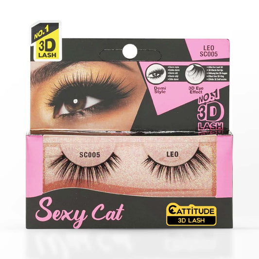 EBIN NEW YORK LEO SEXY CAT CATTITUDE 3D LASH SC005