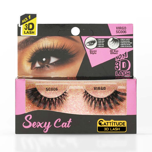 EBIN NEW YORK VIRGO SEXY CAT CATTITUDE 3D LASH SC006