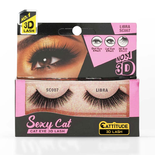 EBIN NEW YORK LIBRA SEXY CAT CATTITUDE 3D LASH SC007