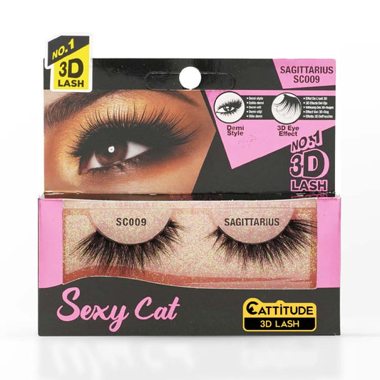 EBIN NEW YORK SAGITTARIUS SEXY CAT CATTITUDE 3D LASH SC009