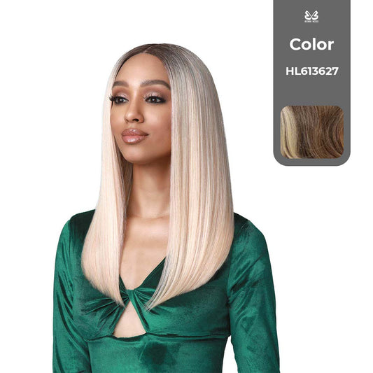 BOBBI BOSS FIRST CLASS HAIR ELENA HD ULTRA SCALP ILLUSION BOSS 13"x7" DEEP LACE WIG COLOR HL613627