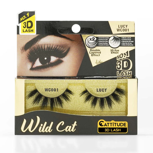 EBIN NEW YORK LUCY WILD CAT CATTITUDE 3D LASH WC001