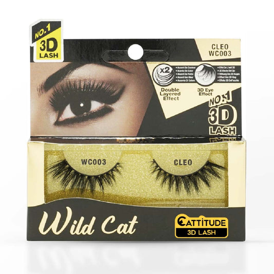 EBIN NEW YORK CLEO WILD CAT CATTITUDE 3D LASH WC003