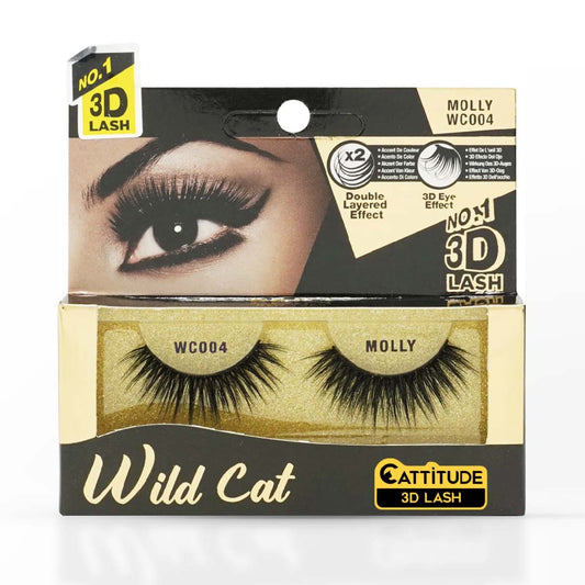 EBIN NEW YORK MOLLY WILD CAT CATTITUDE 3D LASH WC004