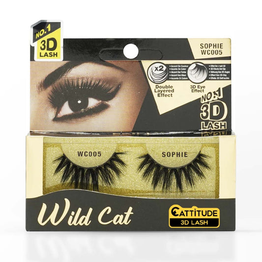 EBIN NEW YORK SOPHIE WILD CAT CATTITUDE 3D LASH WC005