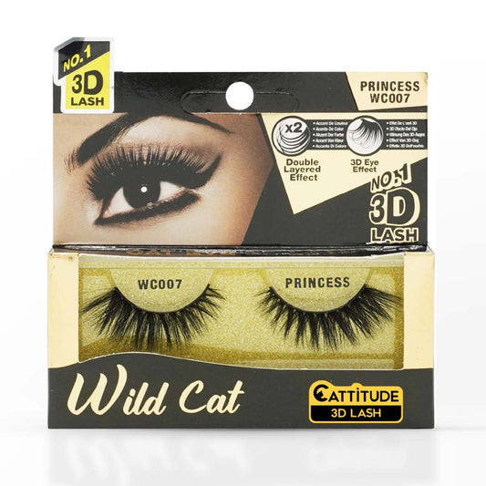 EBIN NEW YORK PRINCESS WILD CAT CATTITUDE 3D LASH WC007