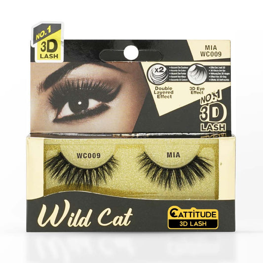 EBIN NEW YORK MIA WILD CAT CATTITUDE 3D LASH WC009