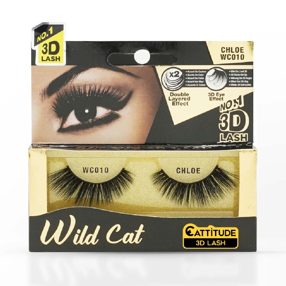 EBIN NEW YORK CHLOE WILD CAT CATTITUDE 3D LASH WC010