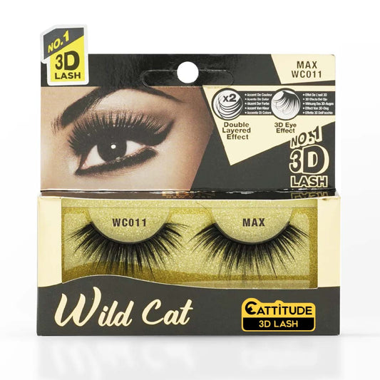 EBIN NEW YORK MAX WILD CAT CATTITUDE 3D LASH WC011